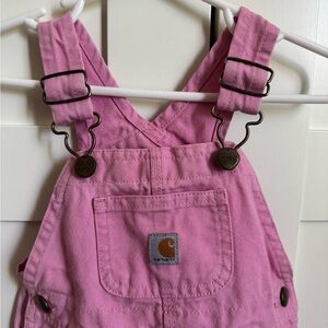 Carhartt Kids Pink Overalls - 12 month